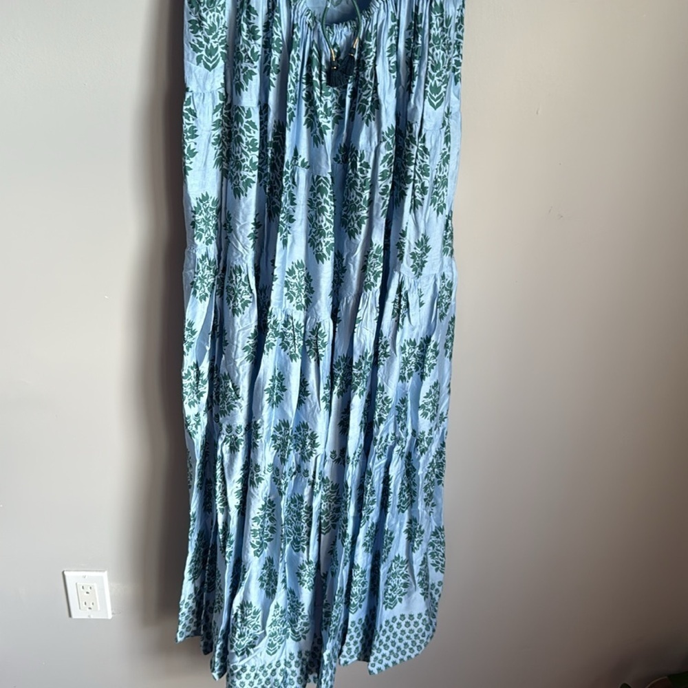 NEW Tuckernuck OMIKA Adia Baltic Ila Maxi Dress Medium - Picture 4 of 16
